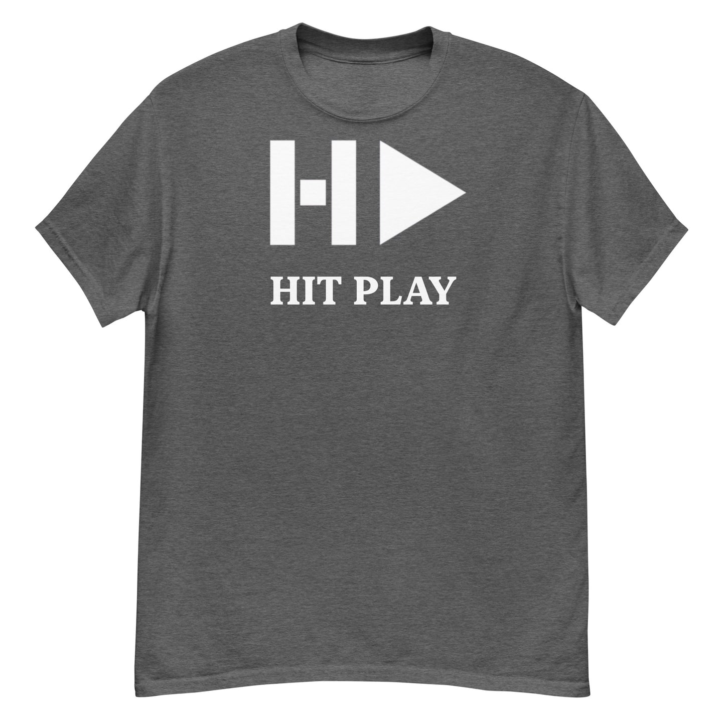 Hit Play classic T'Shirt with White Logo