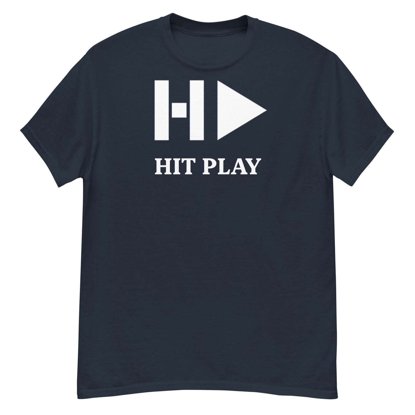 Hit Play classic T'Shirt with White Logo